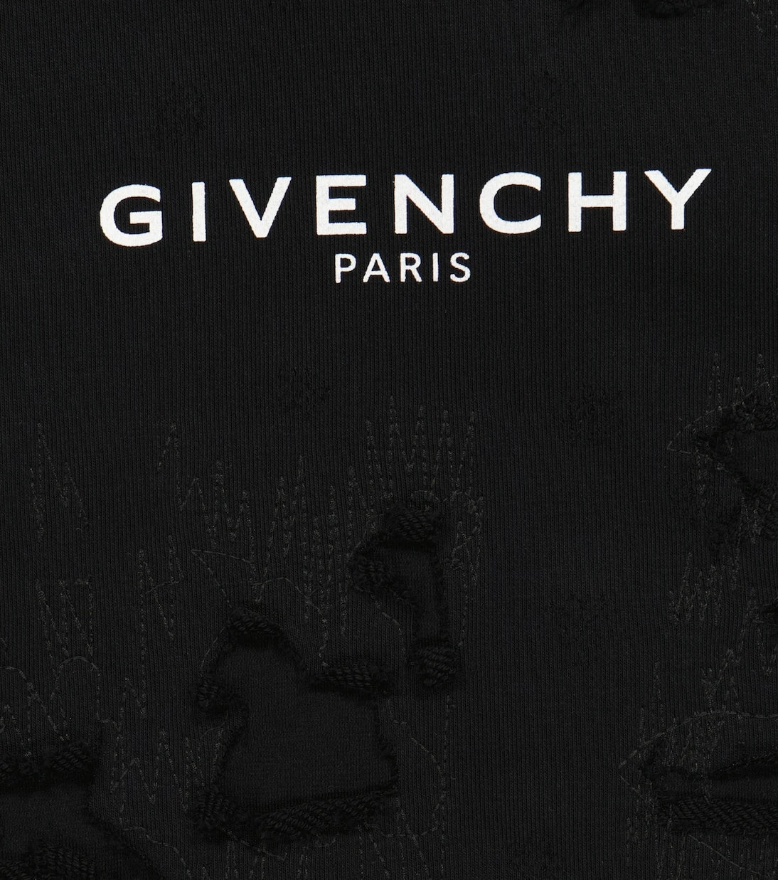 Givenchy Kids - سترة هودي من مزيج القطن بشعار الماركة