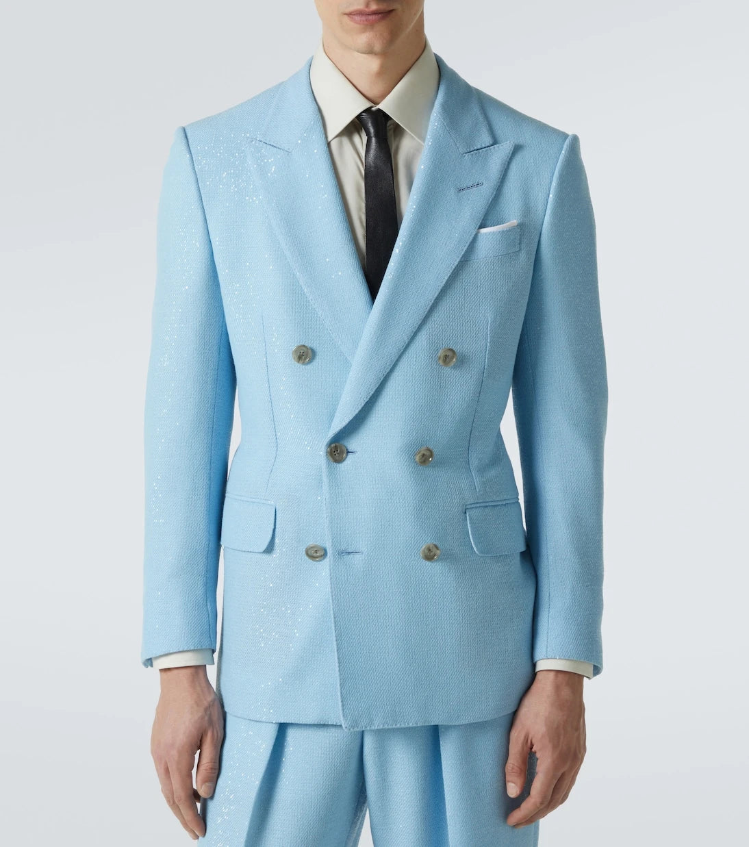 Tom Ford - Sequined wool-blend suit jacket