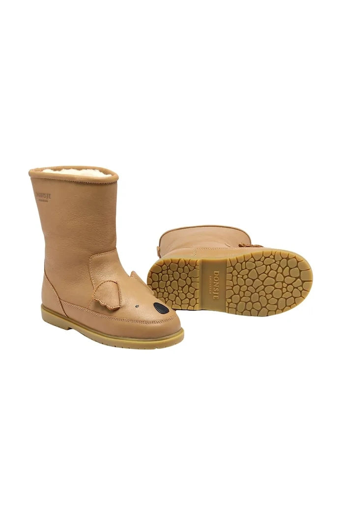 Детски кожени зимни обувки Donsje Wadudu Classic Boots Koala