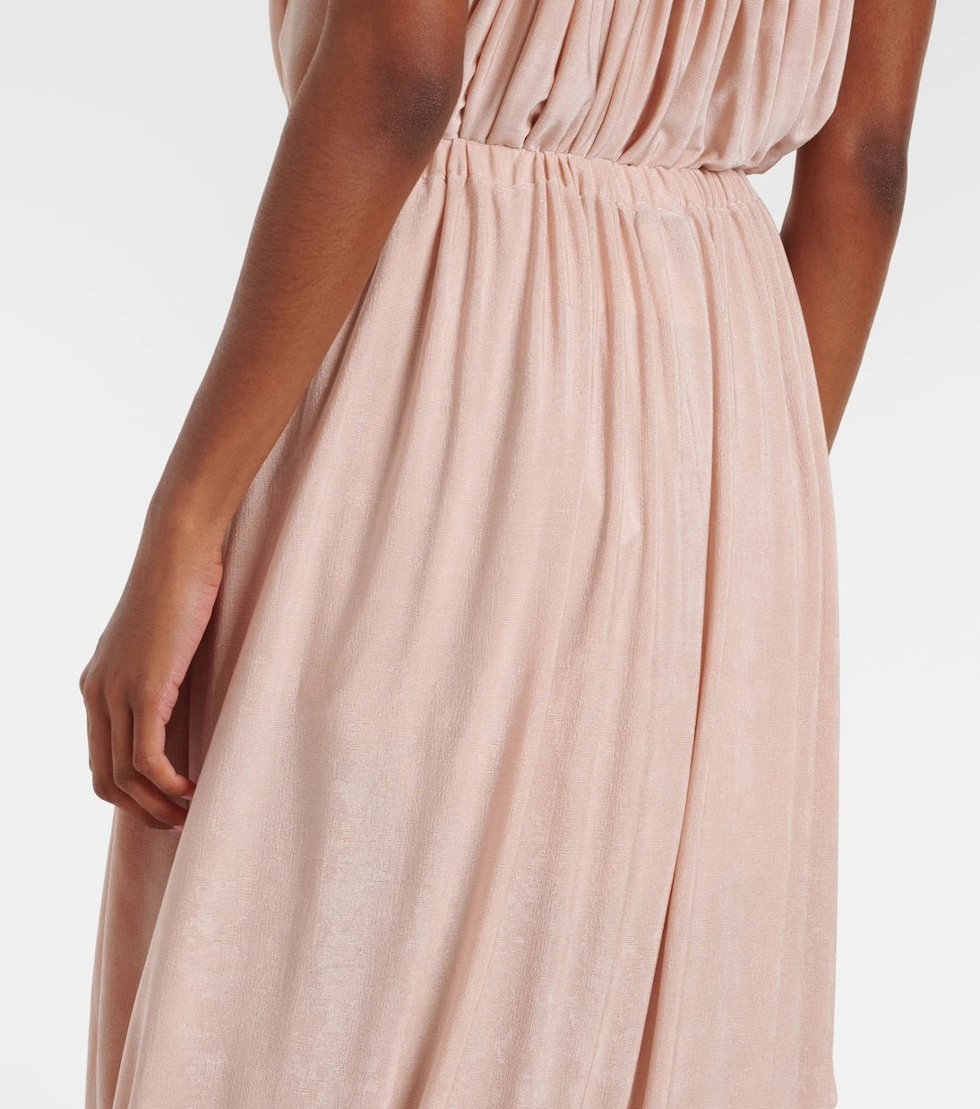 Xu Zhi - Asymmetric draped midi skirt