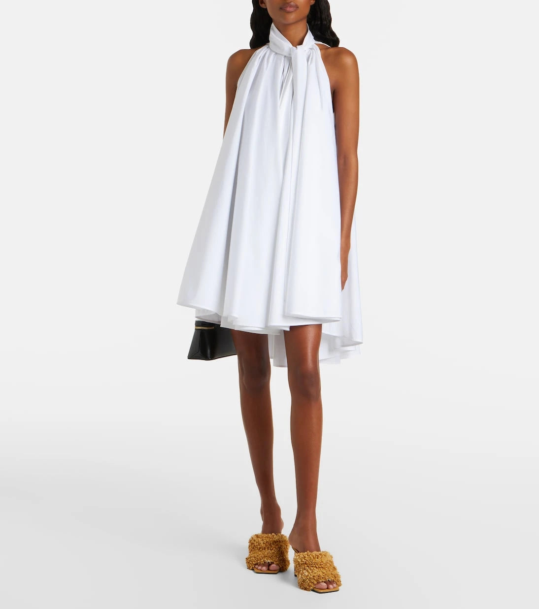 Givenchy - Tape raffia-effect mules