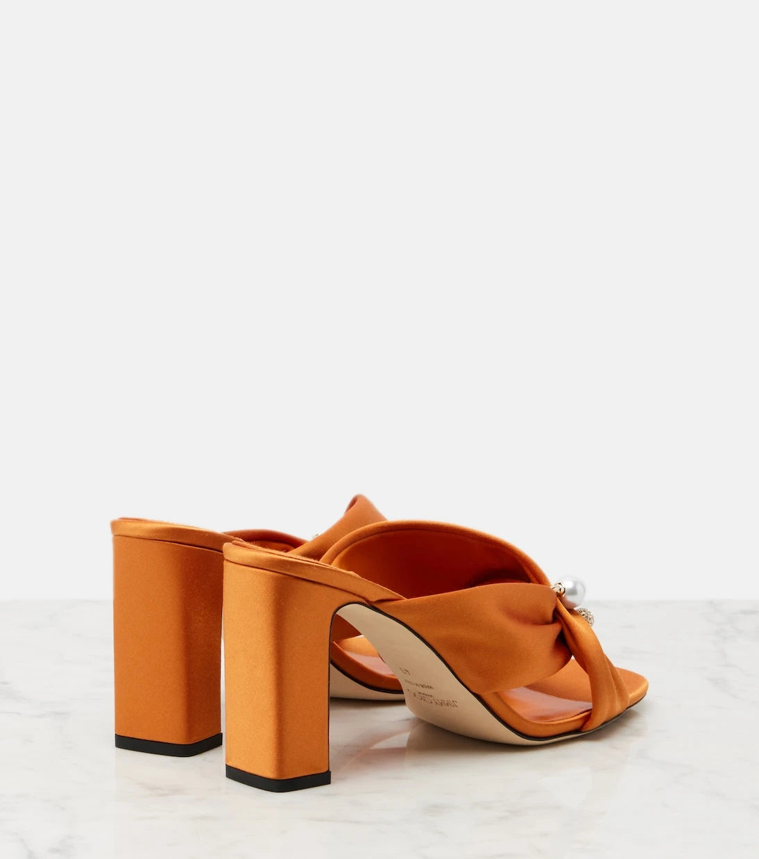 Jimmy Choo - Rafi embellished satin mules