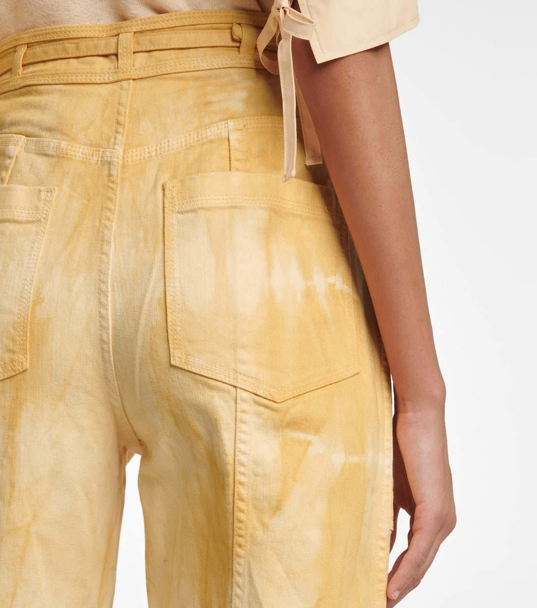 Ulla Johnson - Apollo tapered-fit tie-dye jeans
