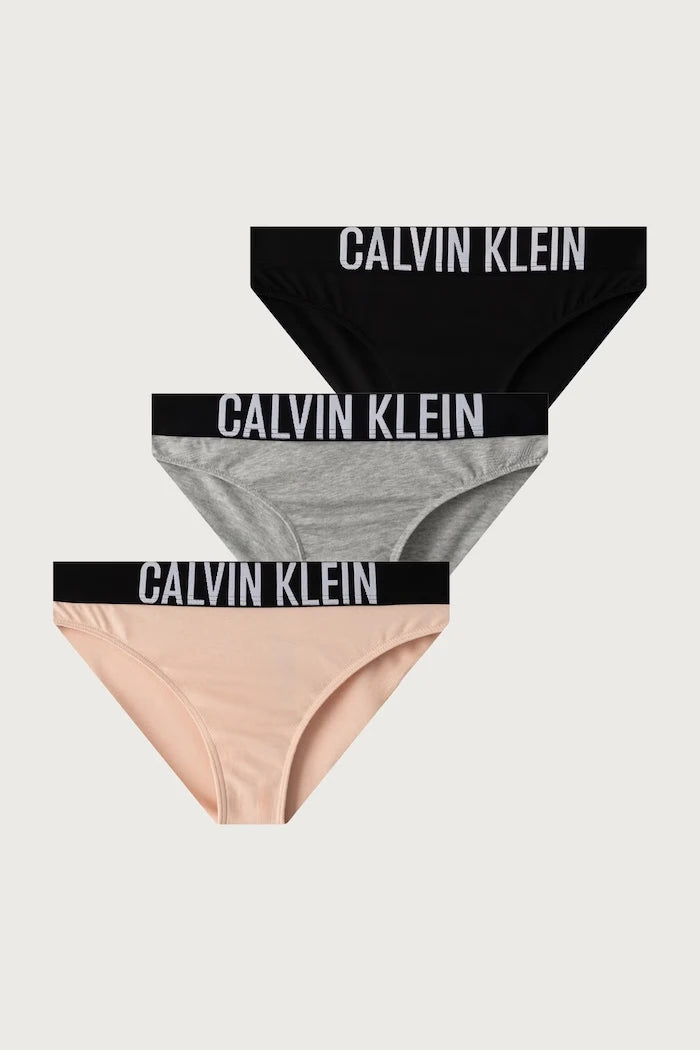 Pamuk ve elastanlı çocuk bikini 3'lü
