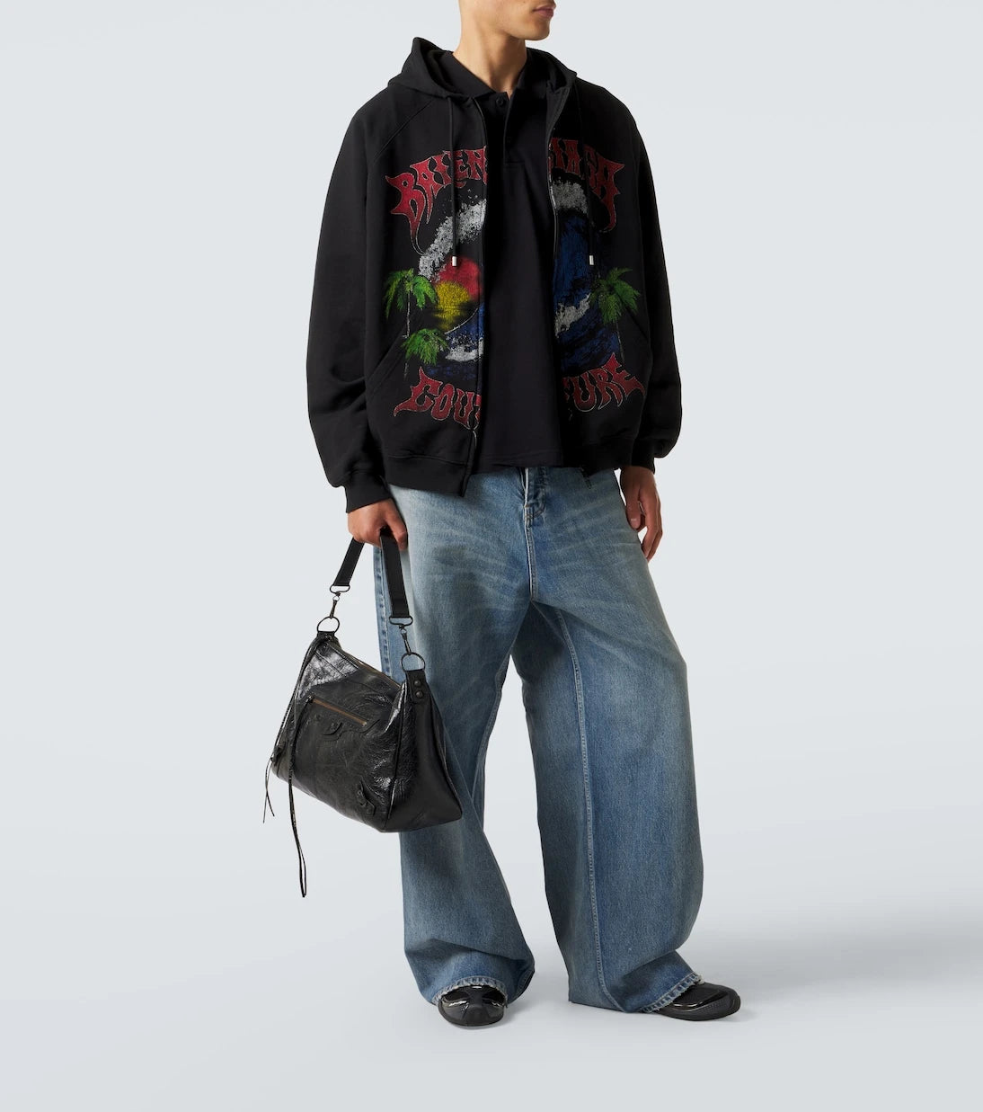 Balenciaga - Le City leather shoulder bag