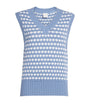 Varley Blue Antonella Sweater Vest
