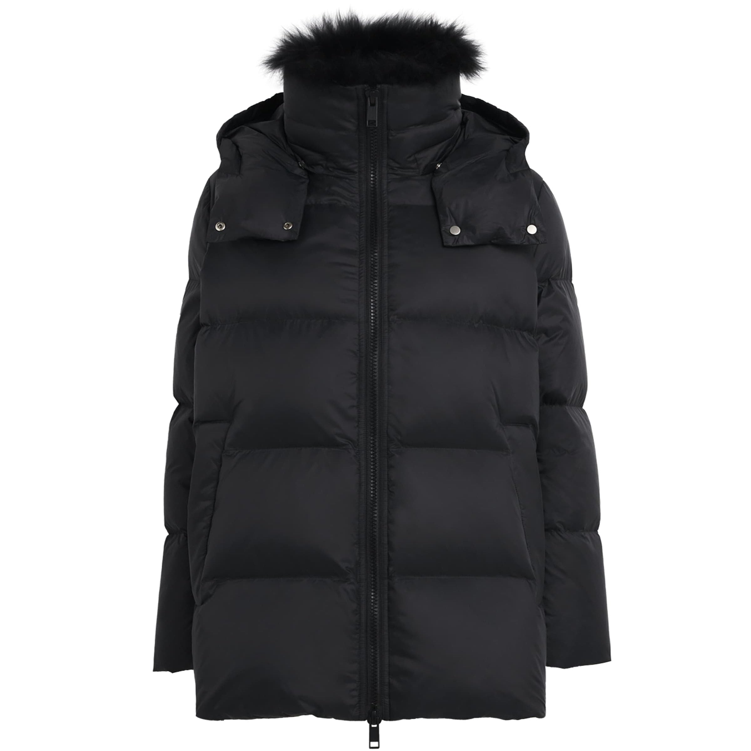 Black Down-Mink Technical Puffer Jacket (76cm)