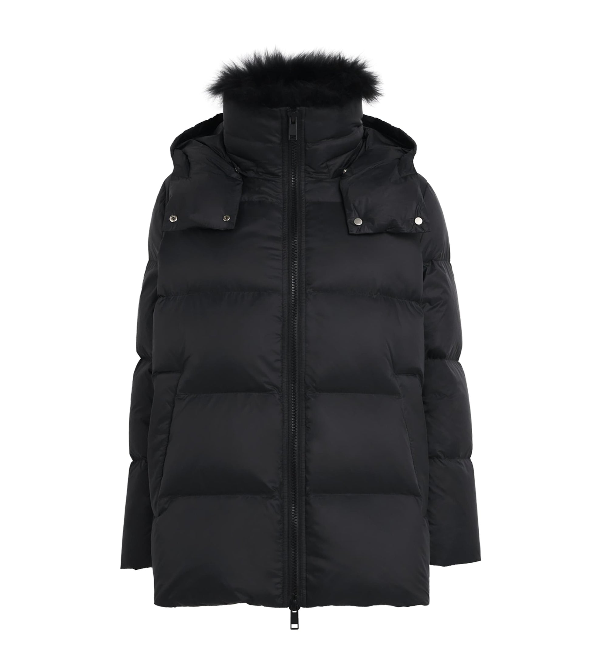 Black Down-Mink Technical Puffer Jacket (76cm)
