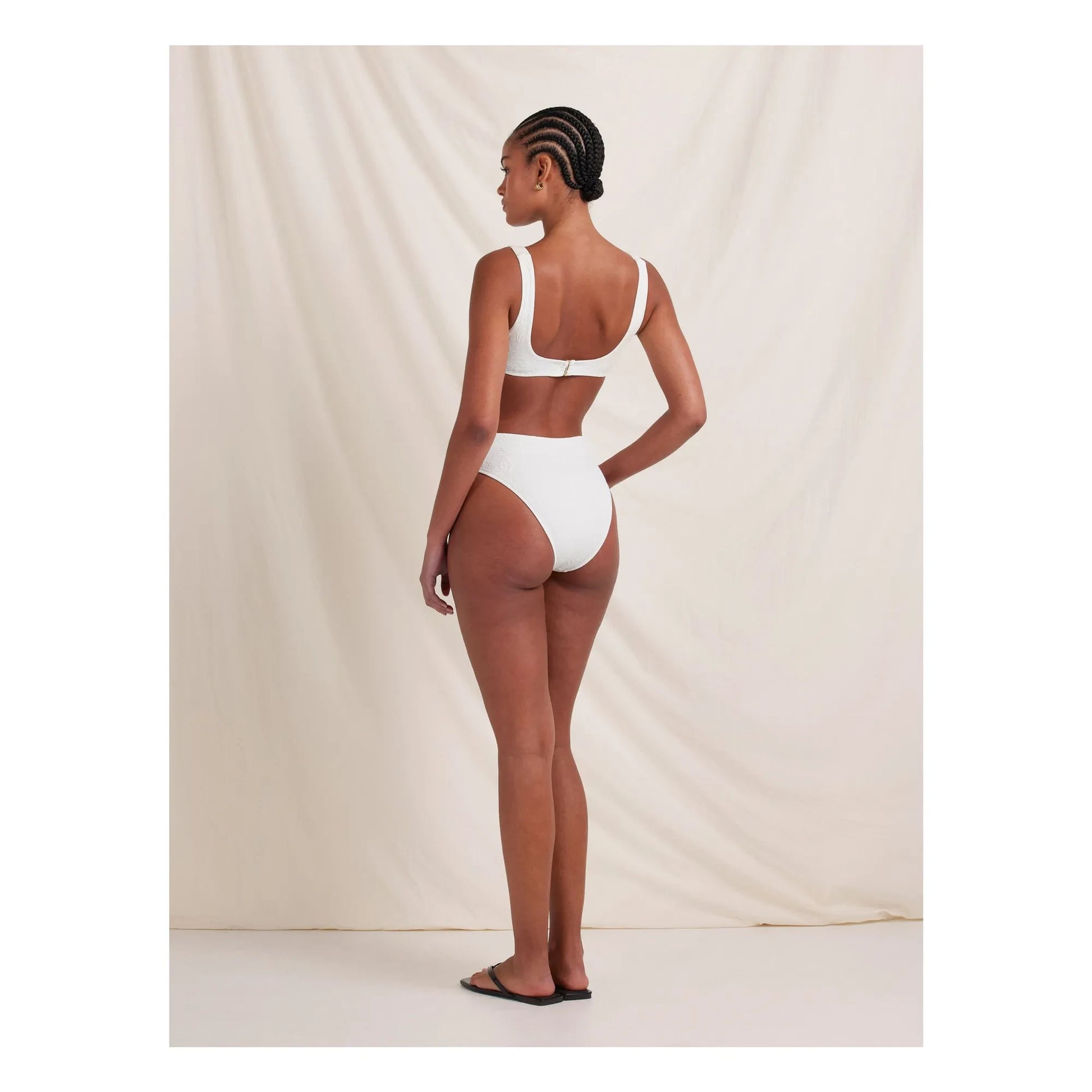 Peony - Forever Jersey Top Recycled Fibers | White