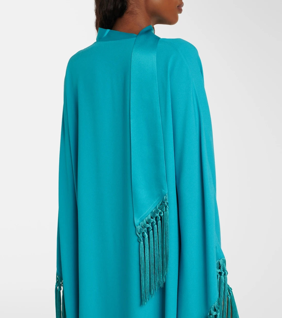 Taller Marmo - Cecil fringed crêpe cady kaftan
