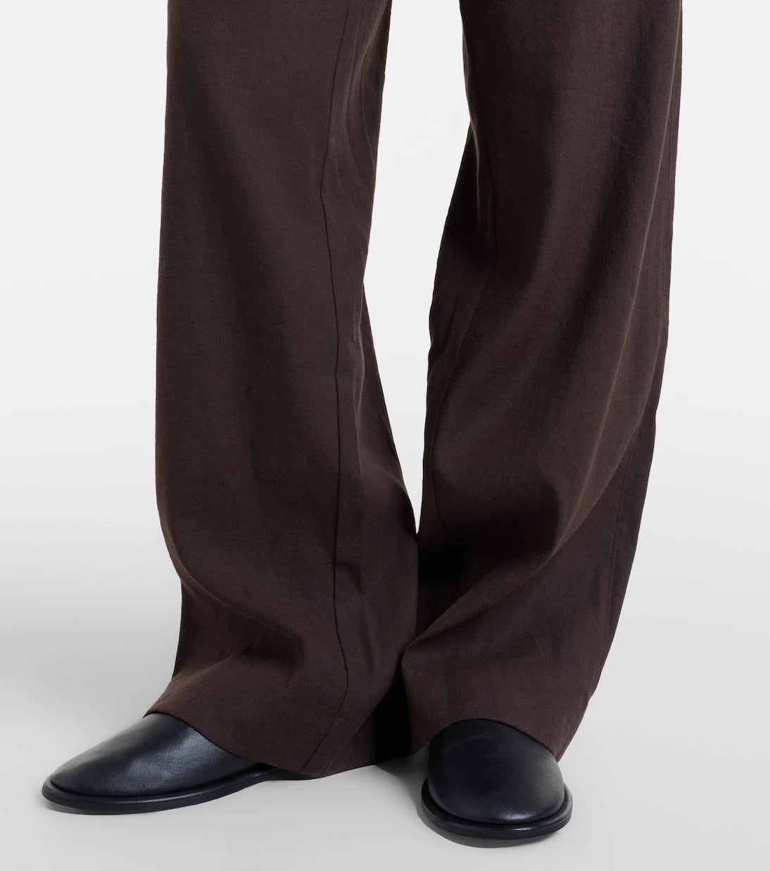 Vince - Linen and rayon-blend wide-leg pants