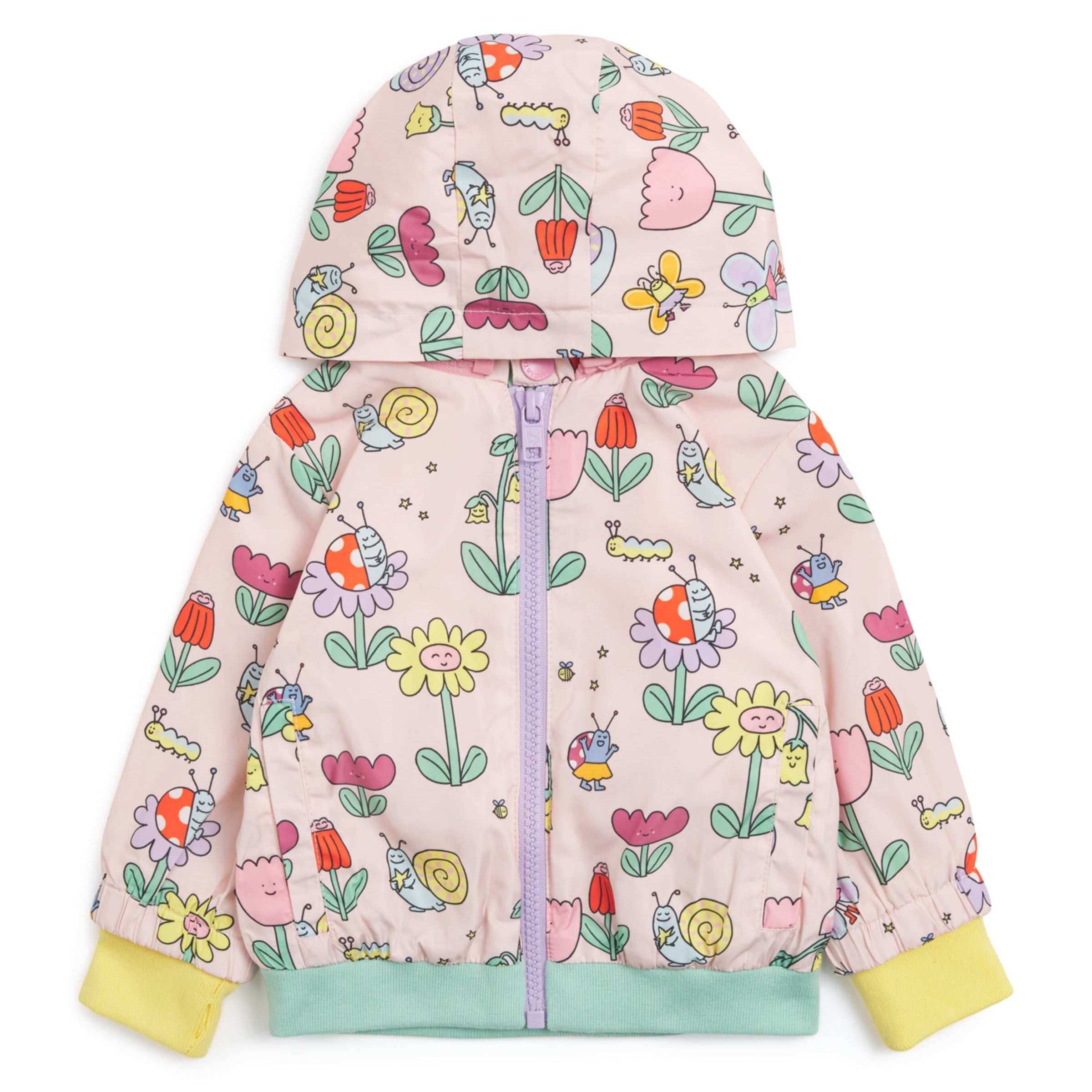 Stella McCartney Kids Floral Print Raincoat (6 Months-3 Years)