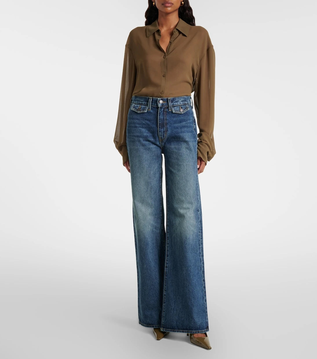 Nili Lotan - Edira wide-leg jeans
