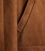 Brown Lambskin Suede Jacket