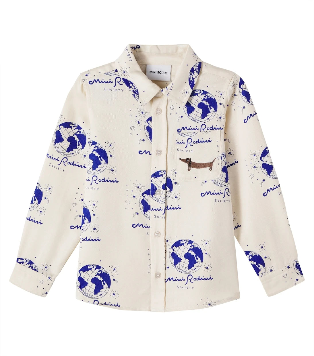 Mini Rodini - Society printed shirt