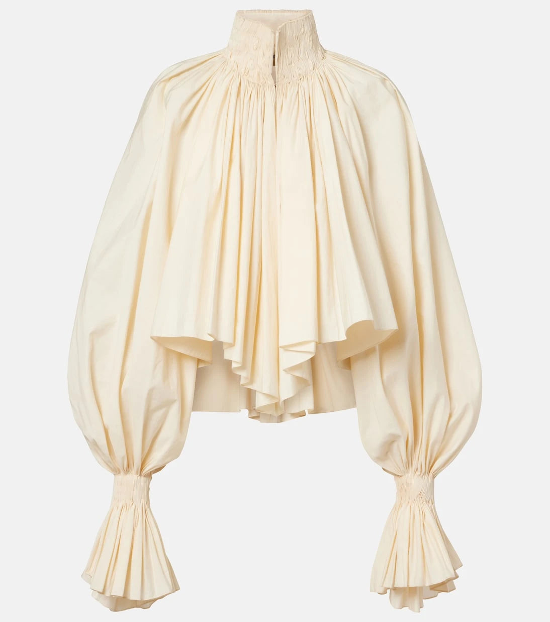 Khaite - Durer cotton-blend blouse