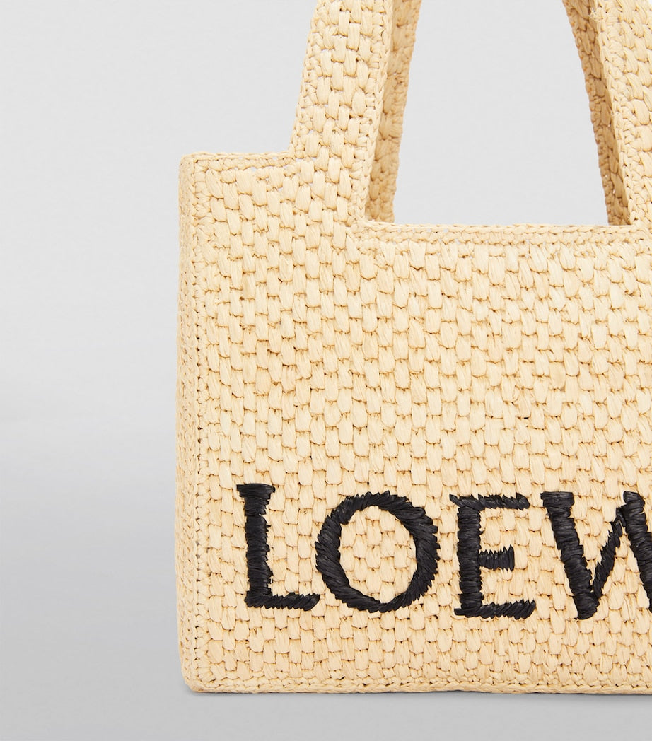 LOEWE Beige x Paula's Ibiza Small Font Tote Bag