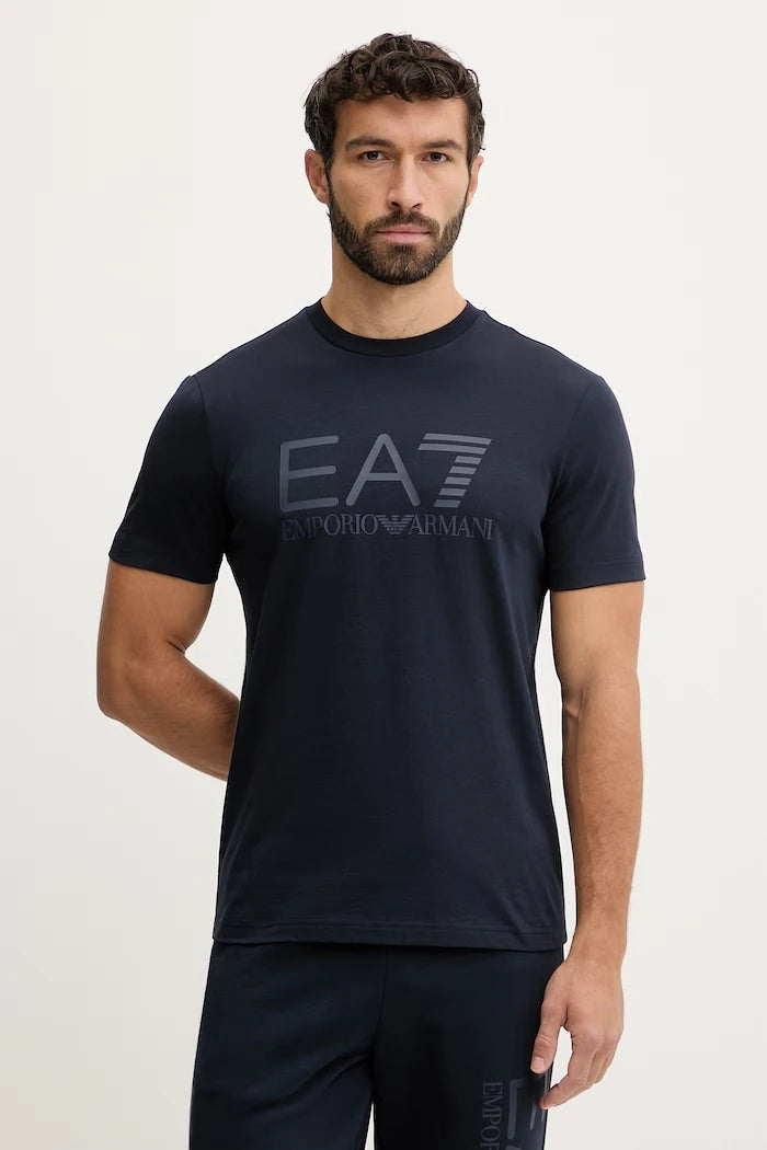Памучна тениска EA7 Emporio Armani