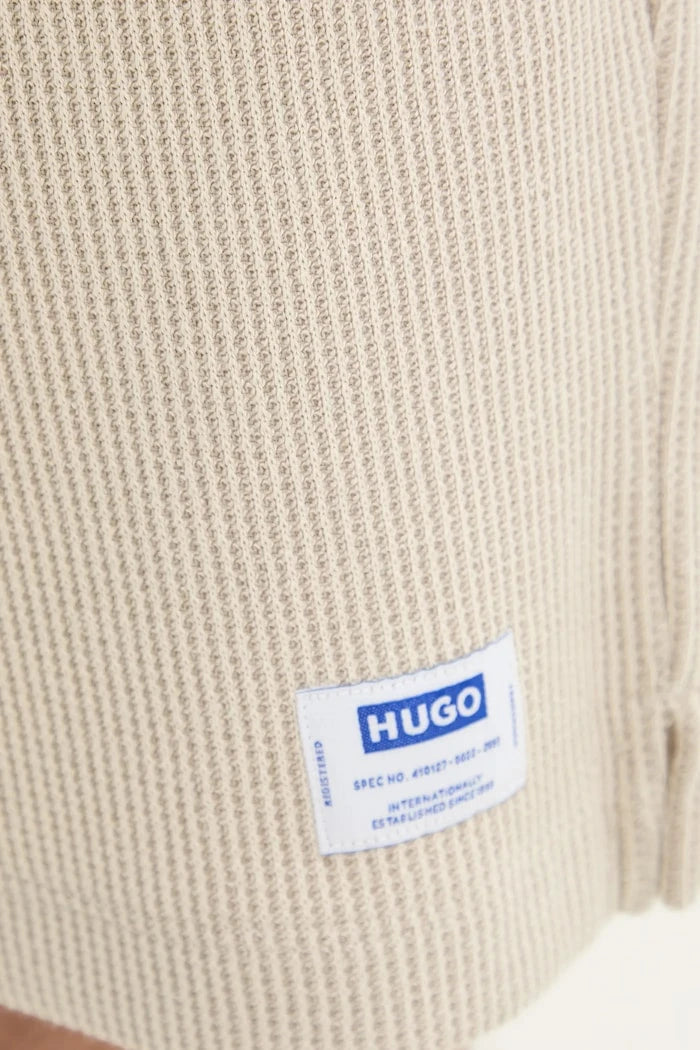 HUGO Blue erkek pamuklu kısa eşofman şortu
