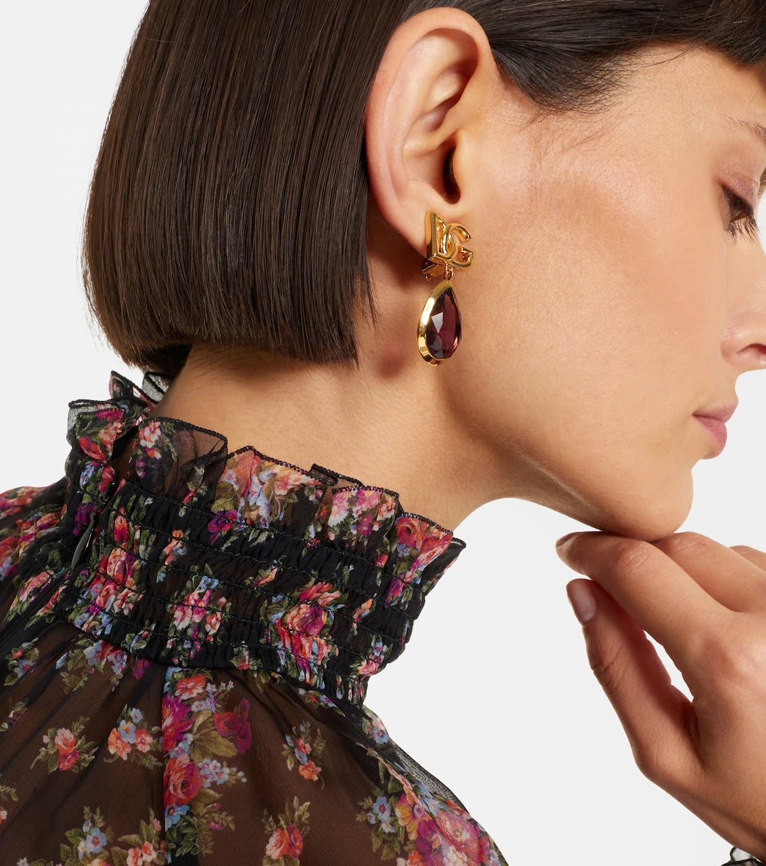 Dolce&Gabbana - DG clip-on earrings