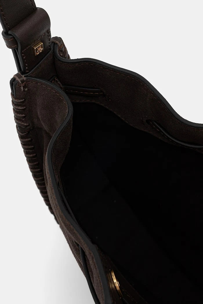 Marc O'Polo чанта crossbody дамска от велур
