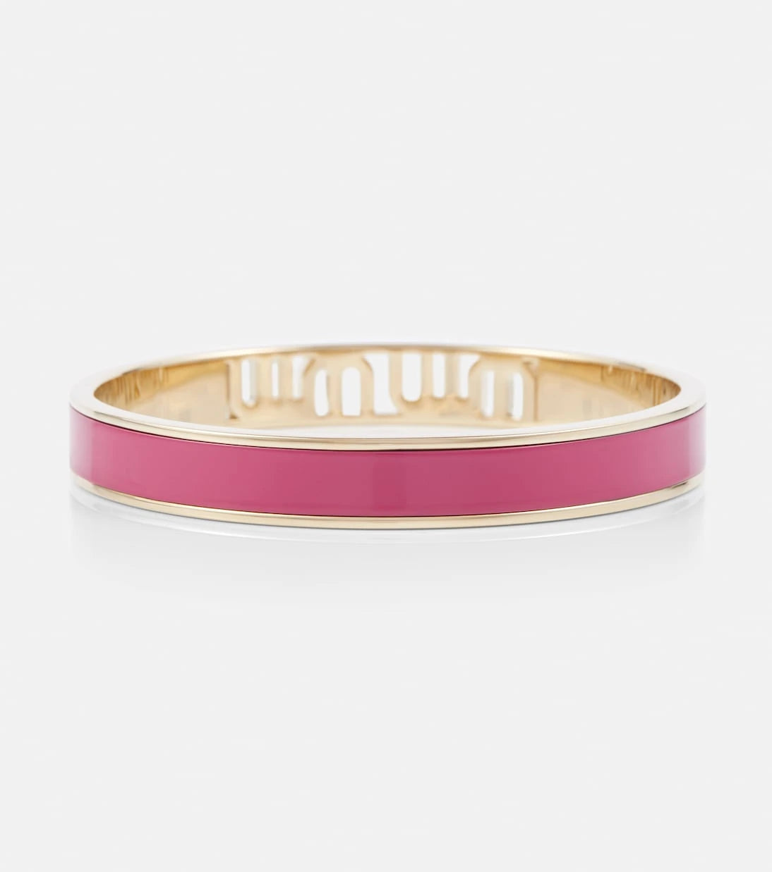 Miu Miu - Logo enameled bracelet