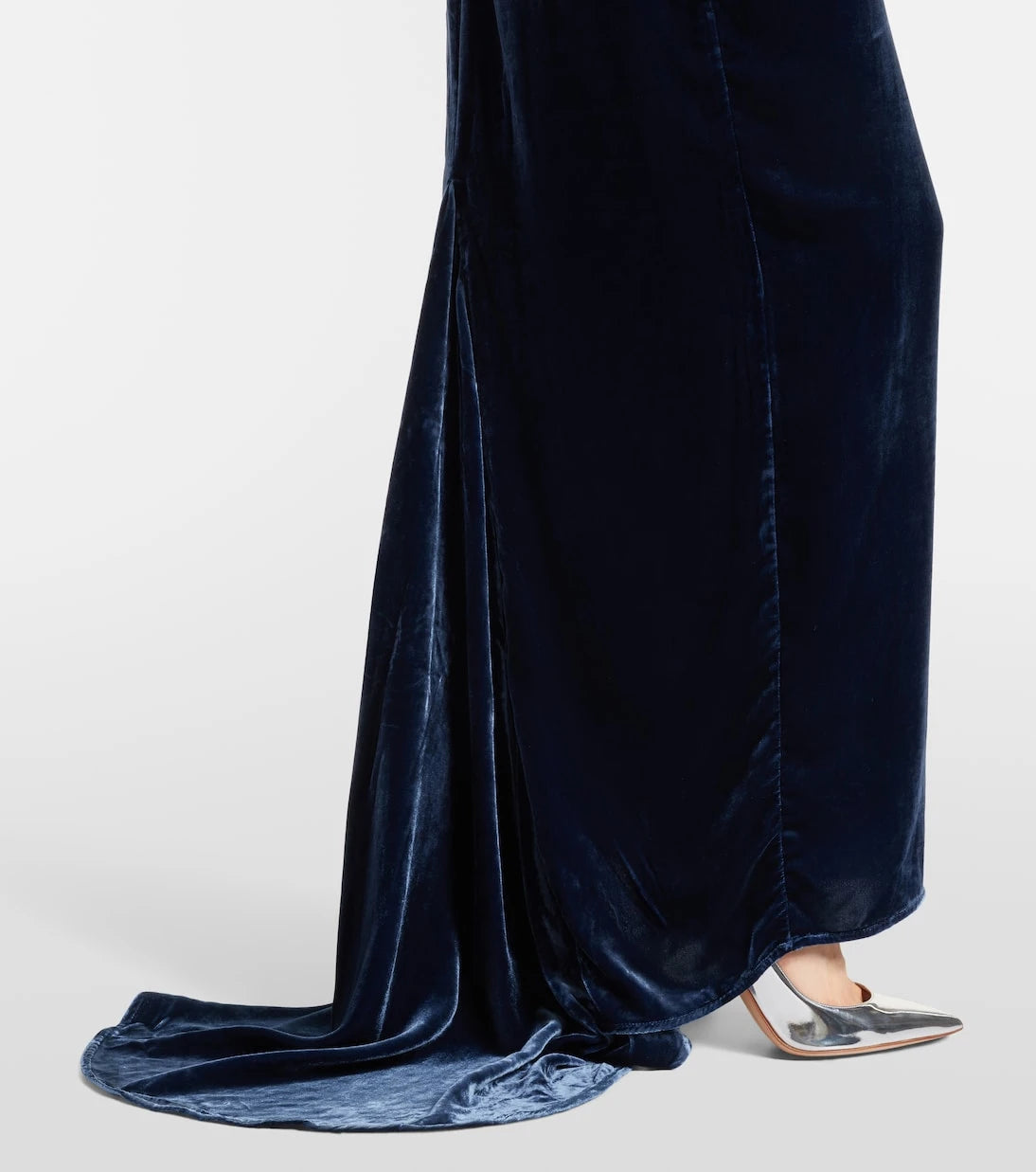 Rotate - Ivette draped velvet gown