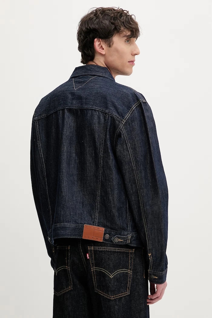 Tommy Jeans яке тип риза мъжко от деним
