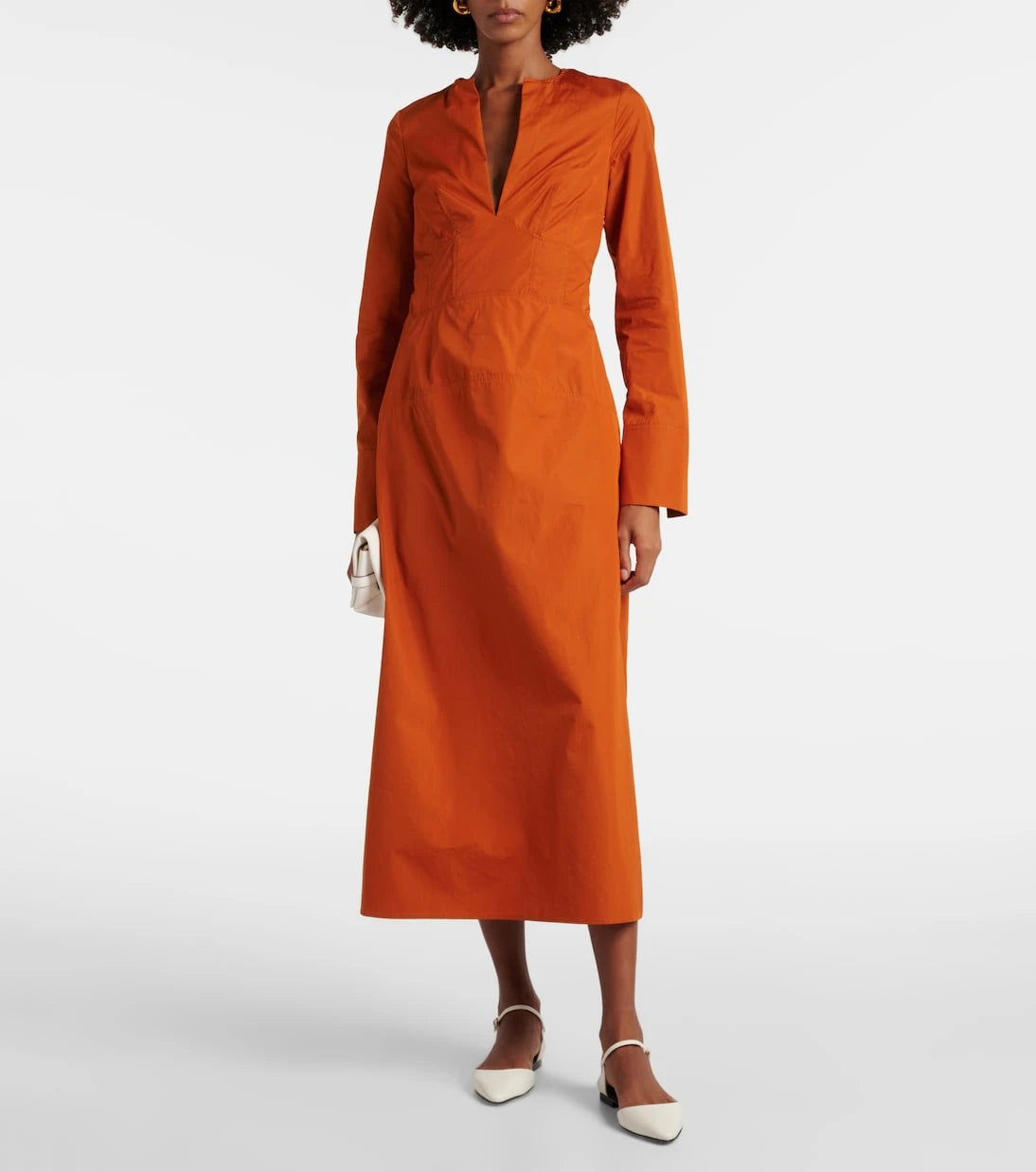 CO - Tiered cotton midi dress