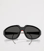 Moncler Black Laszer Irregular Sunglasses