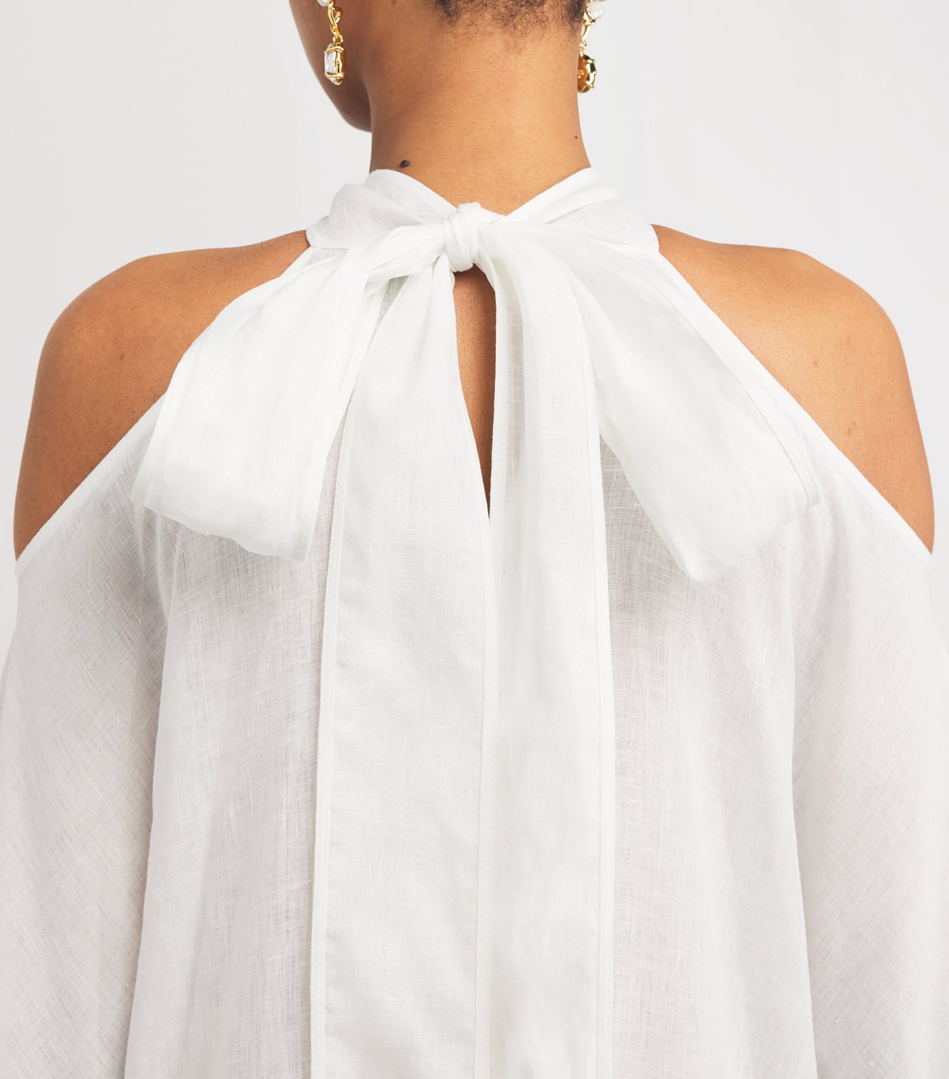 White Linen Bambolino Kaftan