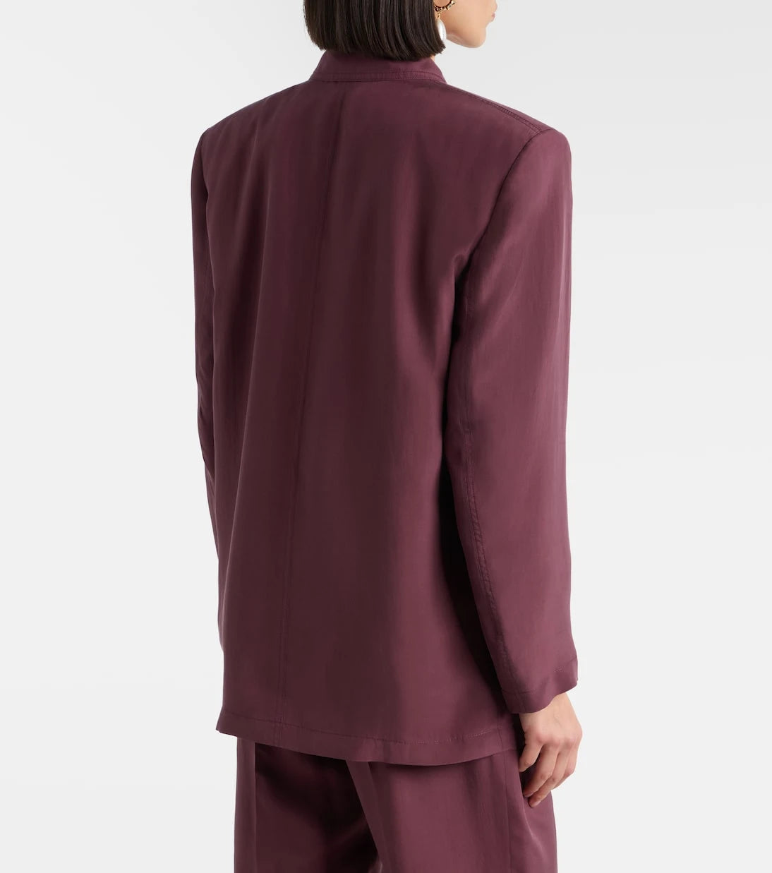 Saint Laurent - Double-breasted silk blazer
