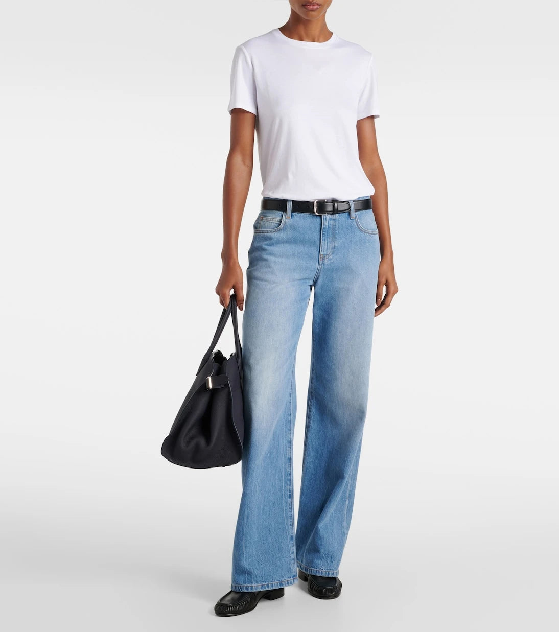 The Row - Eglitta mid-rise wide-leg jeans