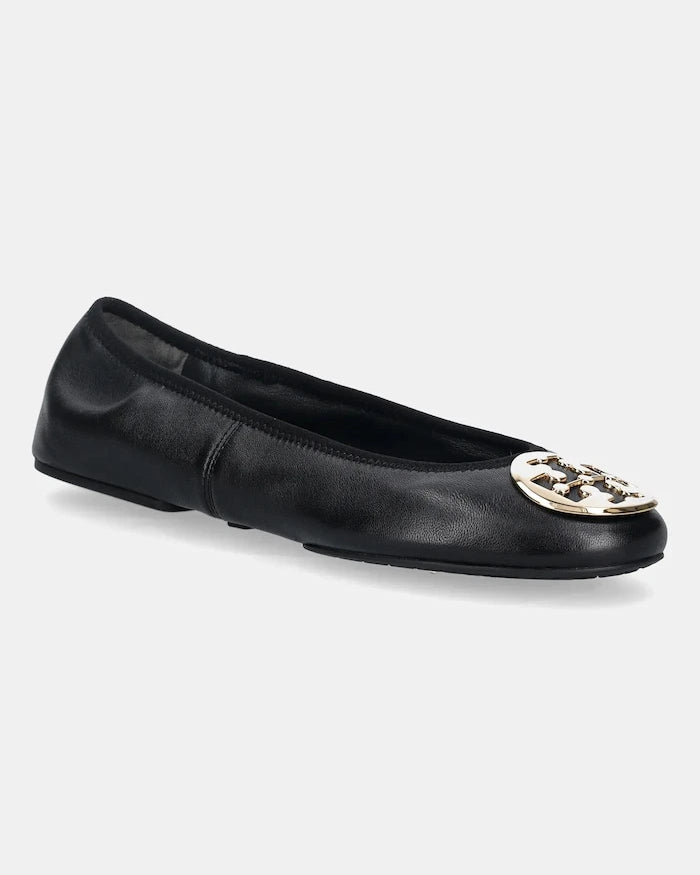 Tory Burch Reva Travel Ballet Deri Babet