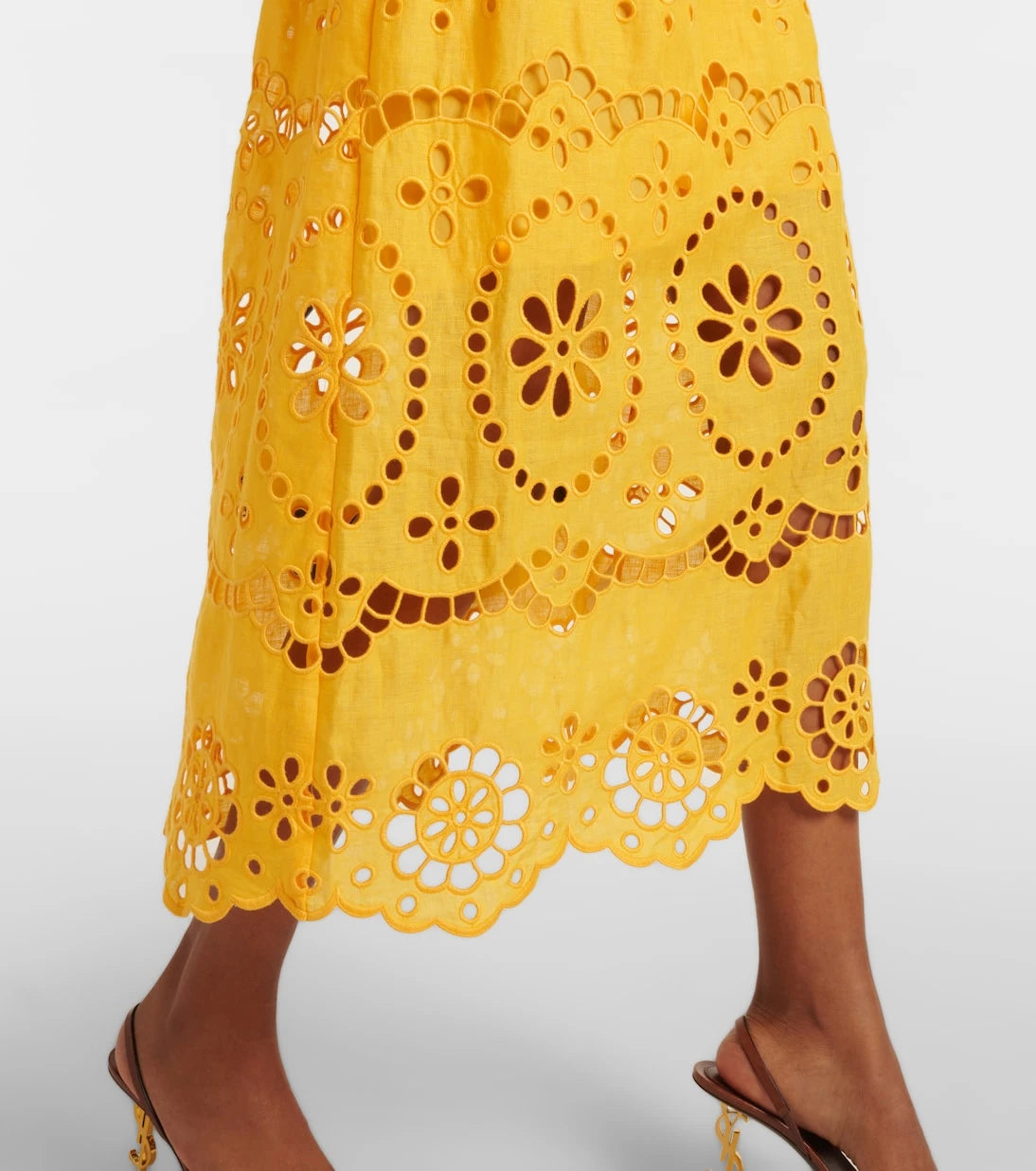 Zimmermann - Pop embroidered midi dress