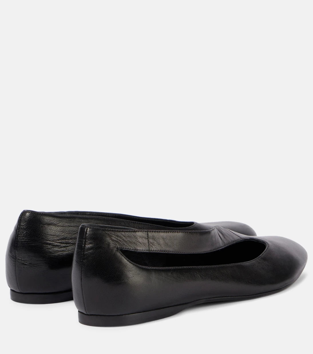 Khaite - Diana cutout leather ballet flats