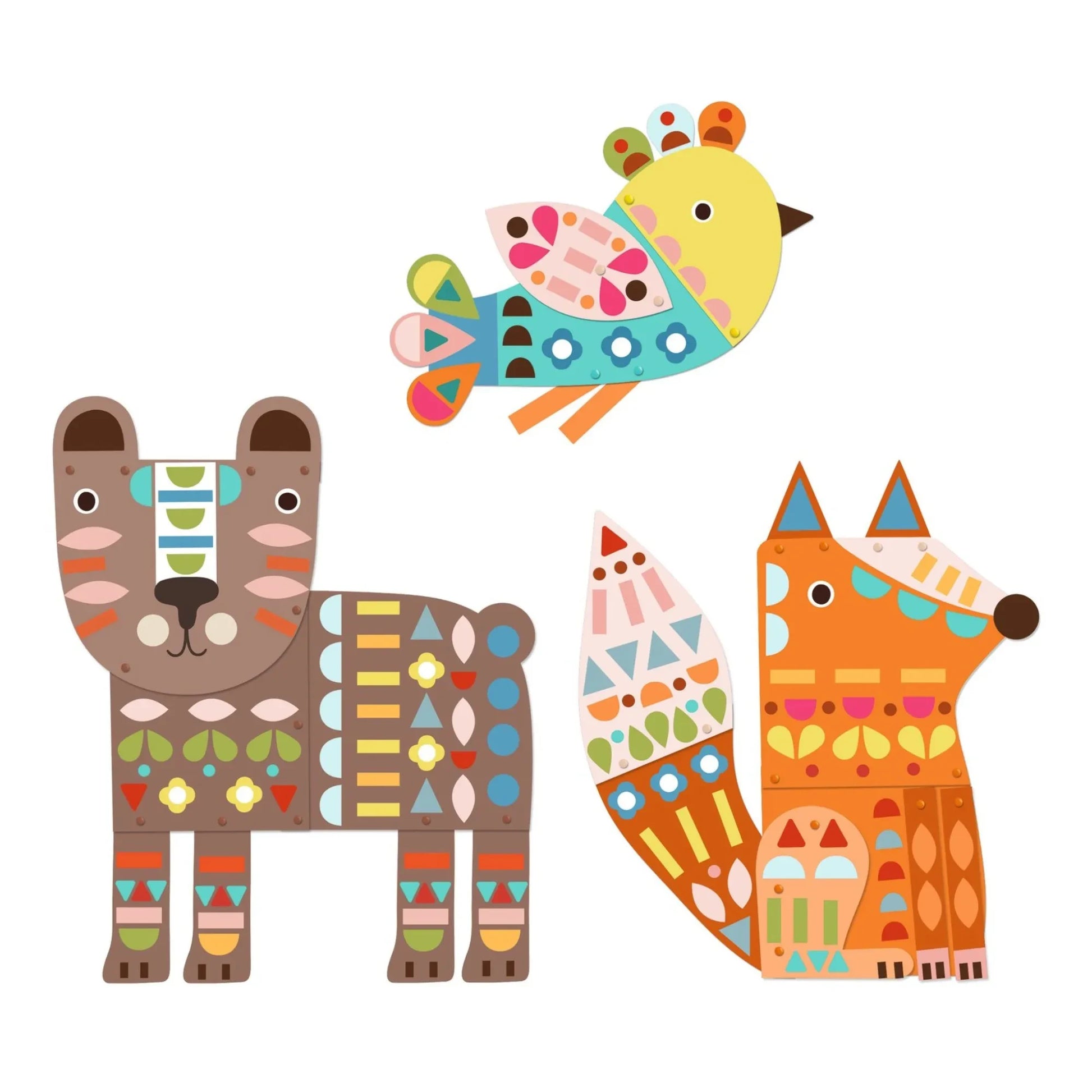 Djeco - Creating with paper Giant animals