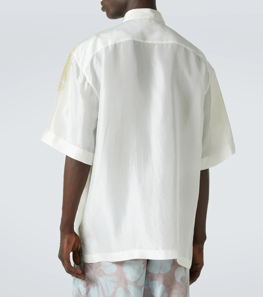 Dries Van Noten - قميص بولينج من الحرير المطبوع