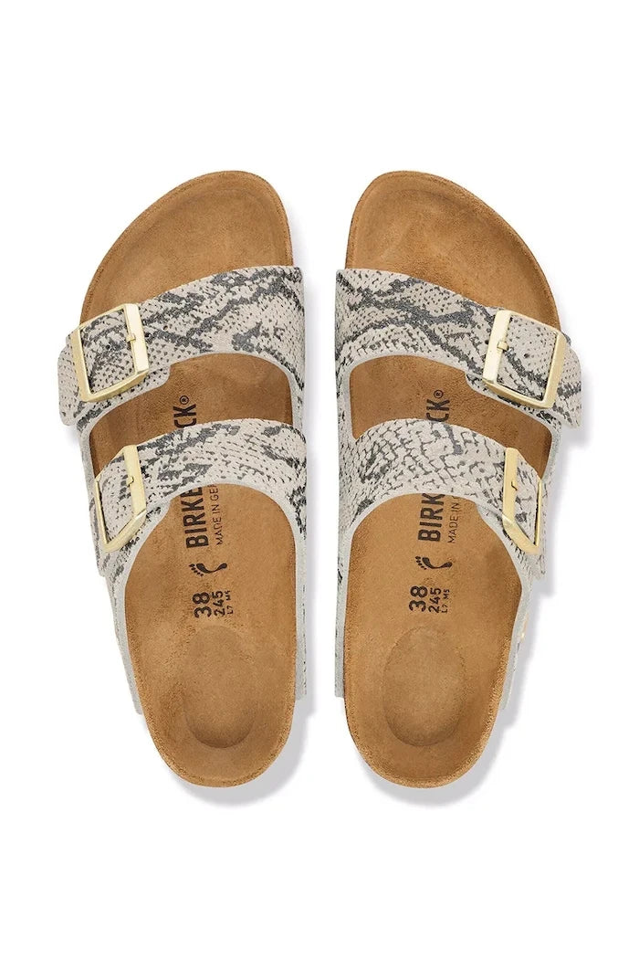 Birkenstock Kadın Süet Terlik Arizona Suede Leather Snake