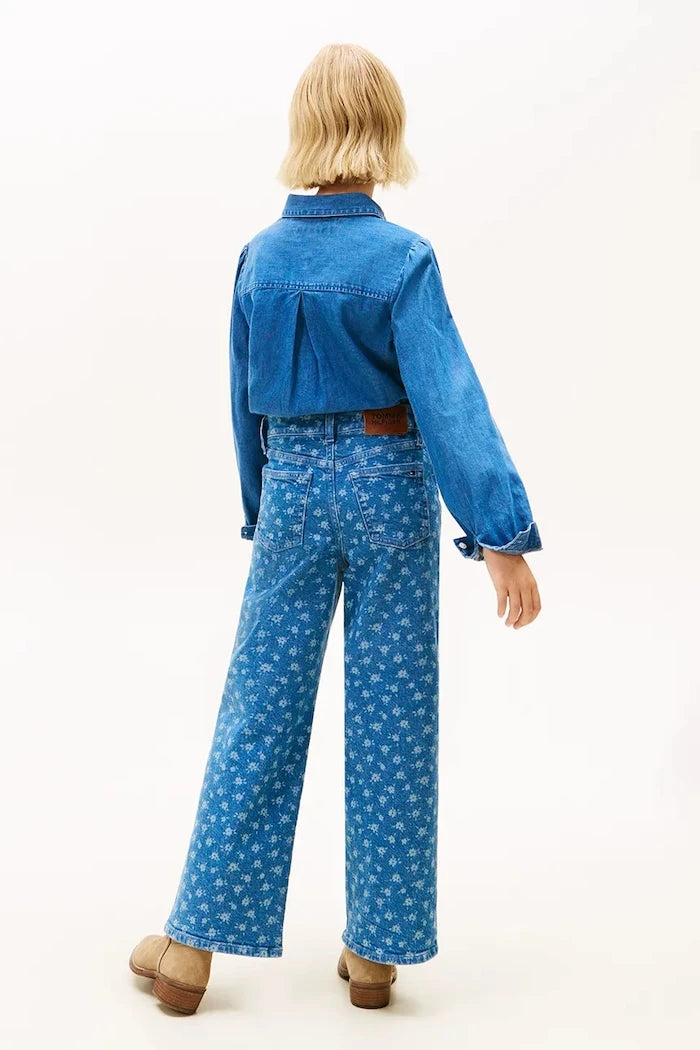 Детски дънки Tommy Hilfiger MABEL WIDE