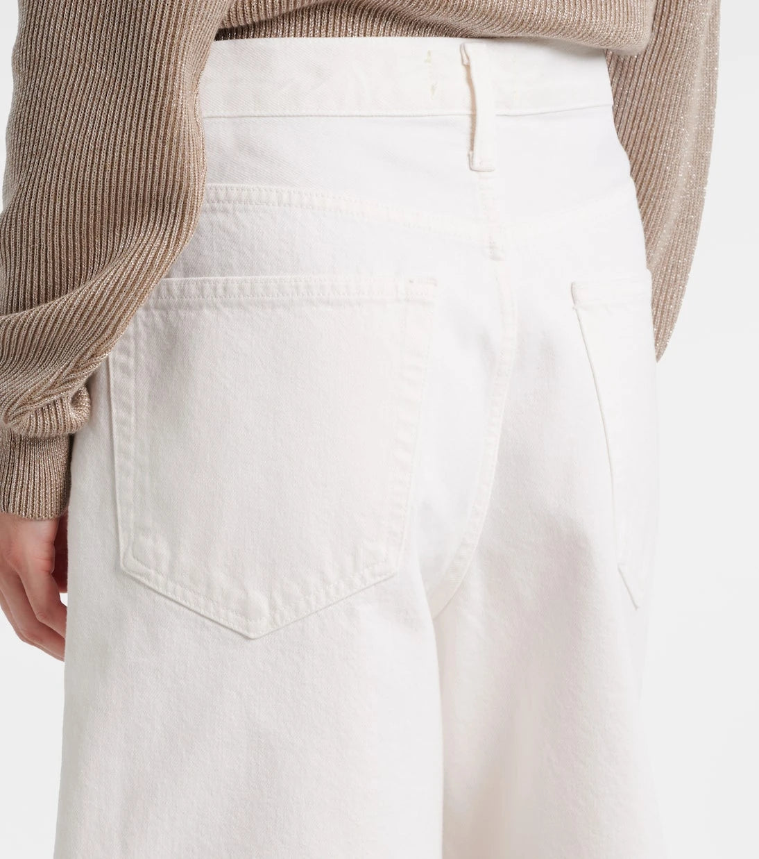 Agolde - Indra mid-rise denim shorts