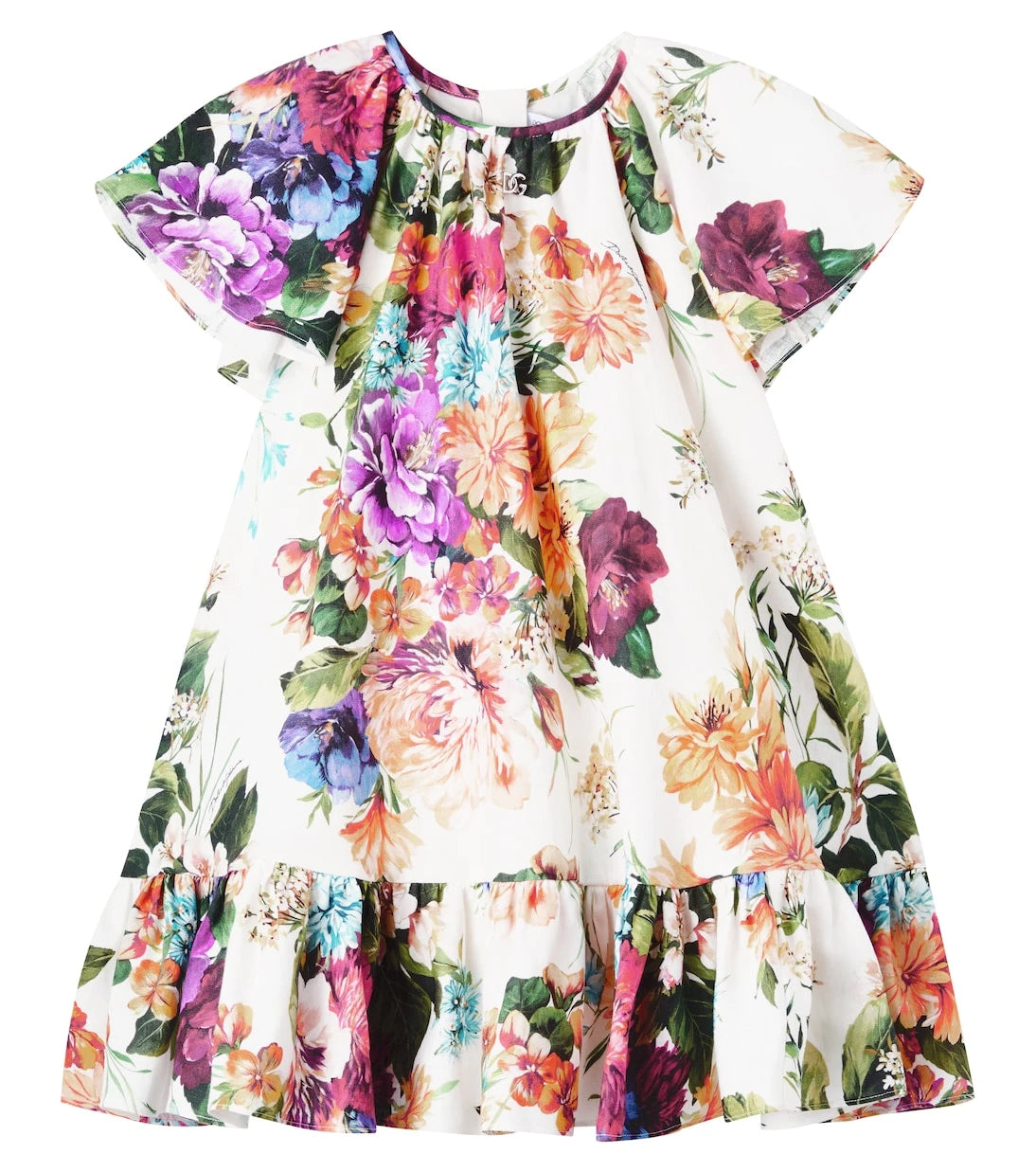Dolce&Gabbana Kids - Floral linen dress