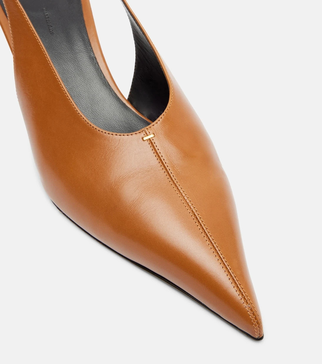 Khaite - Bella 55 leather slingback pumps