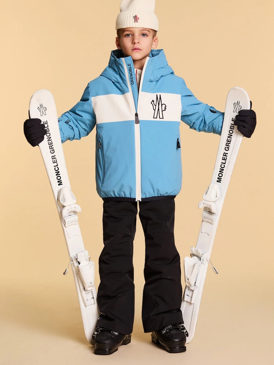 Moncler Grenoble Enfant - سترة تزلج فنية بشعار