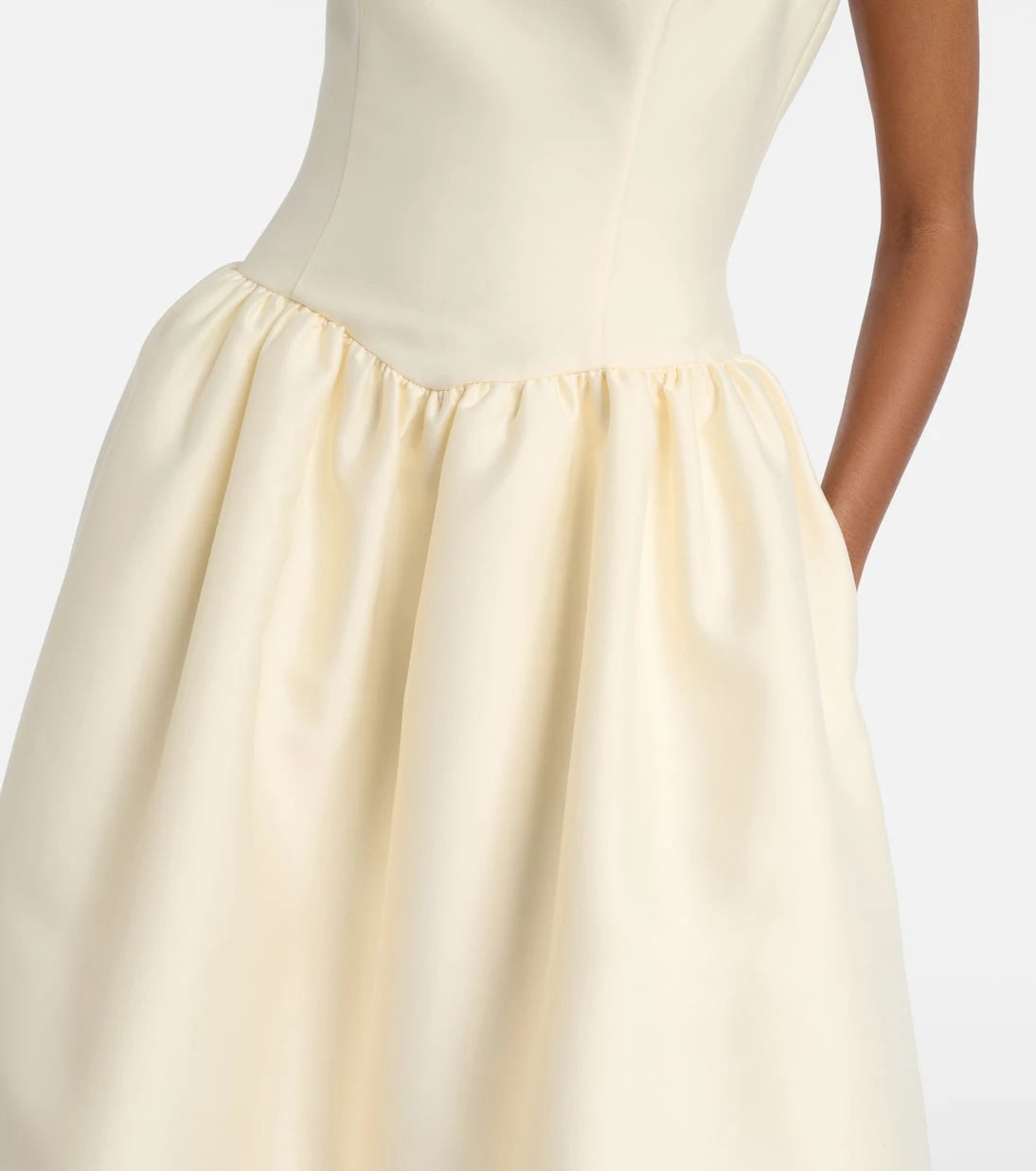 Self-Portrait - Taffeta midi dress