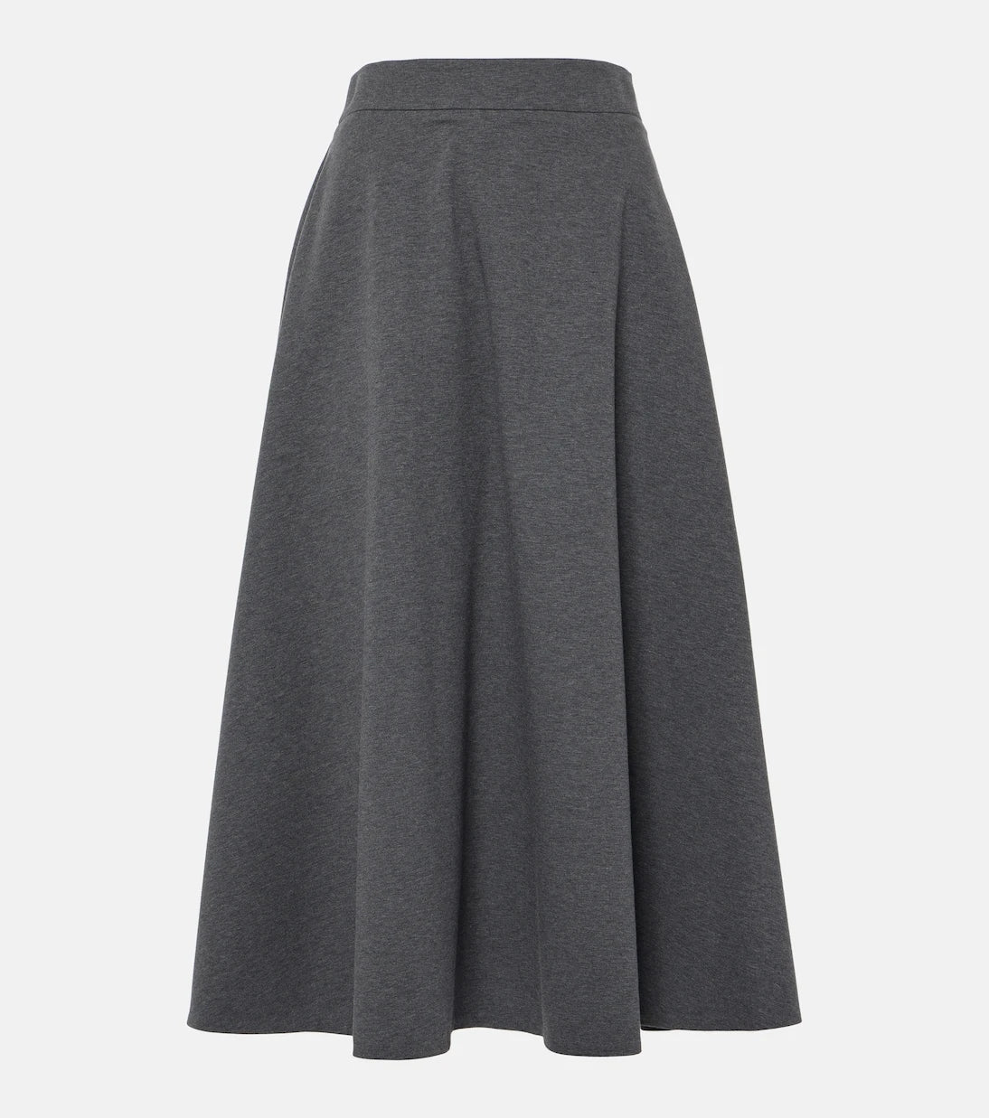 Brunello Cucinelli - Cotton-blend midi skirt
