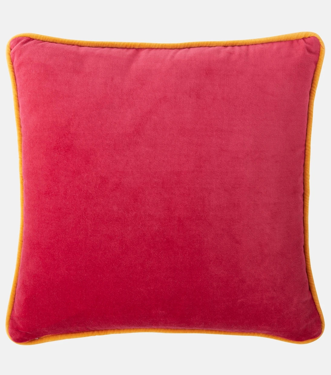 Les-Ottomans - Tropical embroidered cotton velvet cushion
