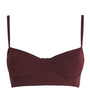Burgundy Zahara Bikini Top