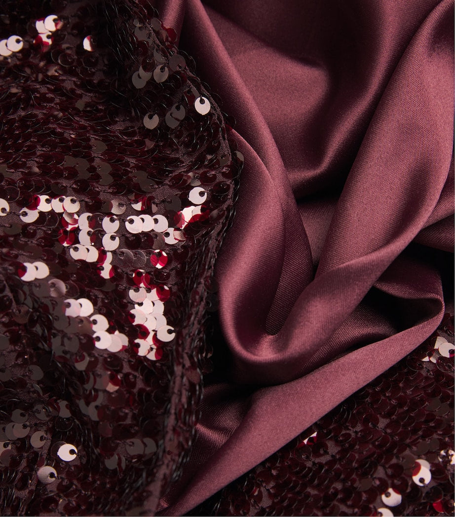 Purple Sequinned Coat