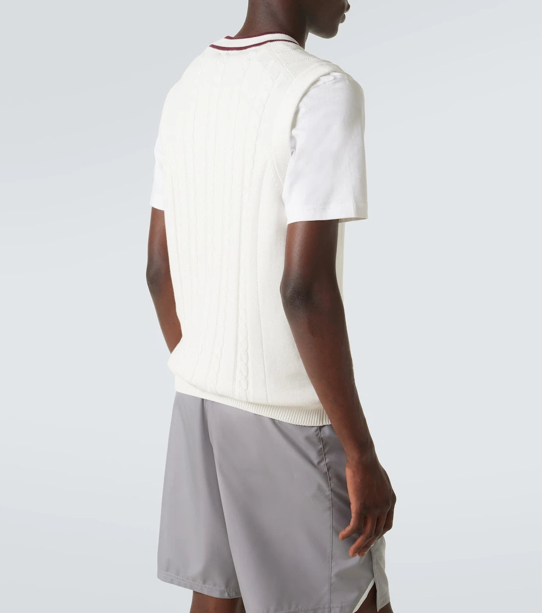 Brunello Cucinelli - Cable-knit cotton sweater vest